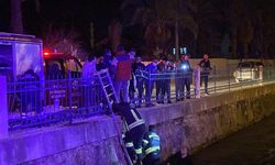 MUĞLA - Su kanalına düşen iki kadın kurtarıldı