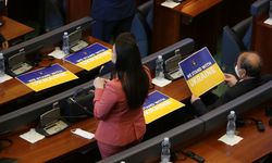 PRİŞTİNE - Kosova Meclisi "Rus saldırganlığına karşı Ukrayna'ya destek" kararını onayladı