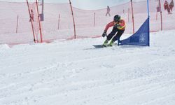 Snowboard Türkiye Şampiyonası, Erzurum'da başladı