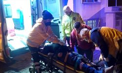 TEKİRDAĞ - Evinin kapısına çarpan otomobilin sürücüsü yaralandı