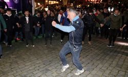 Trabzonspor'un galibiyeti kentte coşkuyla kutlandı