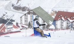 ÜNİLİG Snowboard Türkiye Şampiyonası Erzurum'da başladı