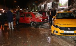 Yozgat'ta zincirleme trafik kazasında 15 araç hasar gördü