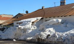 Bingöl'ün Karlıova ilçesinde eriyen kar nedeniyle su baskınları meydana geldi