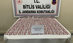 Bitlis'te 2 bin 800 sentetik uyuşturucu hap ele geçirildi