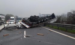 Anadolu Otoyolu'nda büyük kaza! Ankara istikameti trafiğe kapatıldı