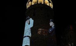 MUĞLA - Bodrum Kalesi, Polis Haftası dolayısıyla kırmızı mavi renklerle aydınlatıldı
