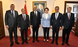 İYİ Parti Genel Başkanı Akşener, bazı belediye başkanlarıyla görüştü