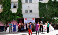 TİKA'dan Kırgızistan'daki görme ve işitme engelli 110 aileye ramazan yardımı