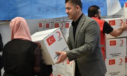 Türk Kızılaydan Kerkük'te ihtiyaç sahibi ailelere ramazan yardımı