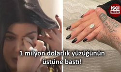 Kardashian, 1 milyon dolarlık yüzüğüne basıp kırdı!