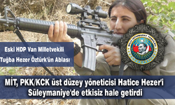 MİT, PKK/KCK üst düzey yöneticisi Hatice Hezer'i Süleymaniye'de etkisiz hale getirdi