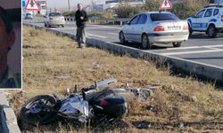 Tekirdağ'da refüje çarpan motosikletin sürücüsü öldü