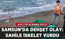 Samsun'da dehşet olay: Sahile iskelet vurdu
