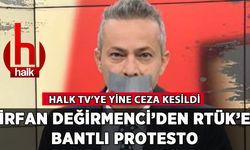 İrfan Değirmenci'den RTÜK'e bantlı protesto