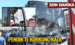İstanbul Pendik'te D-100'de korkunç kaza