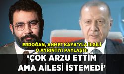 Erdoğan, Ahmet Kaya'yla ilgili o ayrıntıyı açıkladı: 'Ailesi istemedi'