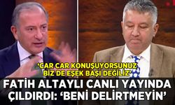 Fatih Altaylı canlı yayında çıldırdı: 'Car car konuşuyorsunuz'