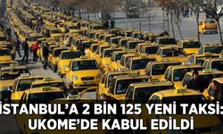 İstanbul'a 2 bin 125 taksi geliyor: UKOME'de kabul edildi