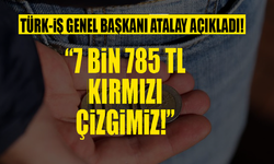 Türk-İş Başkanı Ergün Atalay: Asgari ücrette 7 bin 785 TL kırmızı çizgimiz!