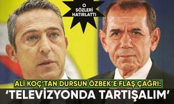 Ali Koç'tan Dursun Özbek'e flaş çağrı: 'Televizyonda tartışalım'