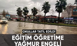 Antalya'da eğitime yağmur engeli