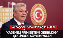 Son dakika... Akbaşoğlu'ndan EYT açıklaması: 'Kademeli prim sistemi getirildiği' şeklindeki söylem yalan