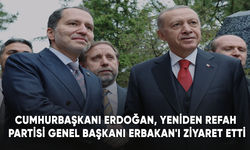 Cumhurbaşkanı Erdoğan, Yeniden Refah Partisi Genel Başkanı Erbakan'ı ziyaret etti