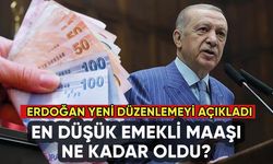 Erdoğan duyurdu: En düşük emekli maaşı ne kadar olacak?
