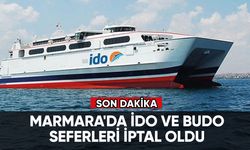Marmara'da İDO ve BUDO seferleri iptal oldu