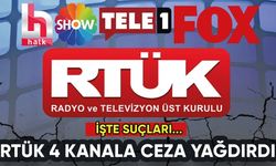 RTÜK'ten 4 kanala ceza: işte suçları