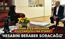 Sinan Ateş'in eşinden Kılıçdaroğlu'na ziyaret