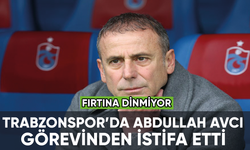 Trabzonspor'da teknik direktör Abdullah Avcı görevinden istifa etti