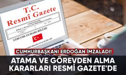 Artık Resmi Gazete'de! Cumhurbaşkanı Erdoğan imzaladı