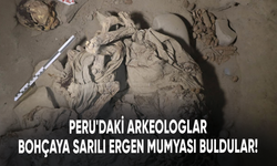 Peru'daki arkeologlar bohçaya sarılı ergen mumyası buldular!