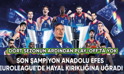 Son şampiyon Anadolu Efes, EuroLeague'de hayal kırıklığına uğradı