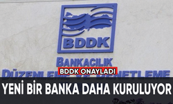 BDDK onayladı yeni bir banka daha kuruluyor