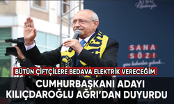 Cumhurbaşkanı adayı Kılıçdaroğlu: Bütün çiftçilere bedava elektrik vereceğim