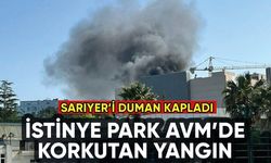 İstinye Park AVM'de korkutan yangın