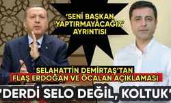 Selahattin Demirtaş'tan Erdoğan ve Öcalan'la ilgili flaş açıklama