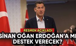 Sinan Oğan Erdoğan'ı mı destekleyecek? Resmen açıkladı