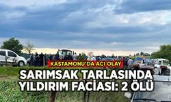 Kastamonu'da sarımsak tarlasında yıldırım faciası: 2 ölü