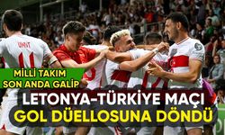 Türkiye-Letonya gol düellosunda gülen Milli Takım oldu