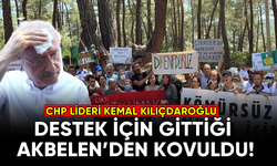 Akbelen'e desteğe giden Kemal Kılıçdaroğlu alandan kovuldu!