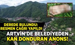 Artvin Borçka'da belediyeden kan donduran anons!