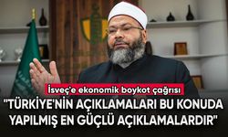 İslam Peygamberine Destek Komitesi'nden "İsveç'e ekonomik boykot" çağrısı