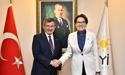 Meral Akşener ile Ahmet Davutoğlu'ndan görüşme