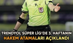 Süper Lig'de 3. haftanın hakemleri belli oldu