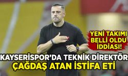 Kayserispor'da teknik direktör Çağdaş Atan istifa etti