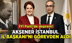 İYİ Parti İstanbul İl Başkanı görevden alındı